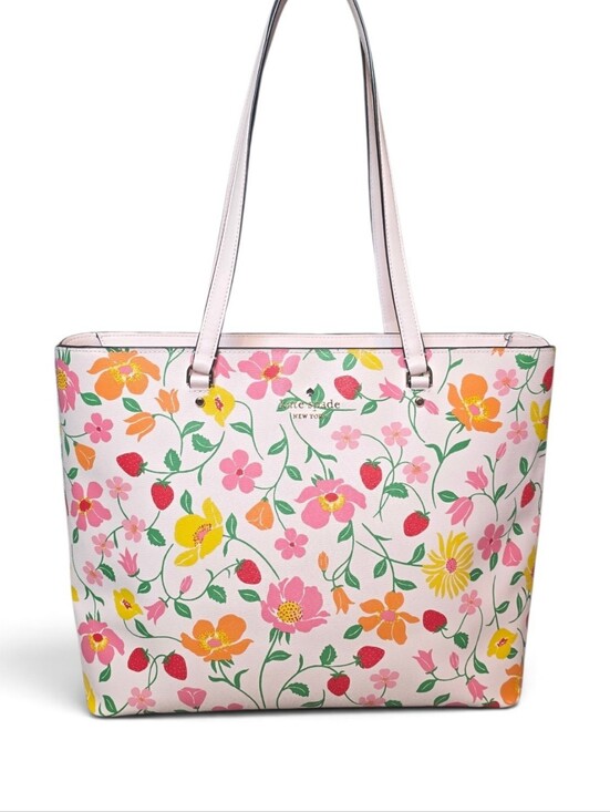 kate spade Handbags - Kate Spade New York Perfect Strawberry Garden Large Tote (Style KG752)